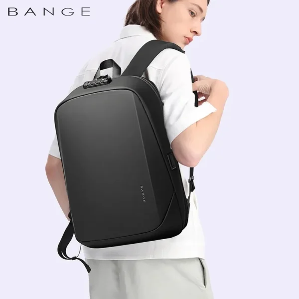 BANGE Backpack Brand Laptop Backpack Anti-theft Waterproof School Backpacks USB Travel Bag Backpack Business Male 2024 4