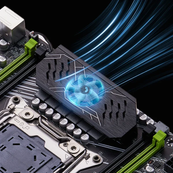 QIYIDA X99 motherboard set kit LGA2011-3 xeon E5 2680 V4 2*16GB=32GB 3200MHz 4 channels DDR4 SATA 3.0 nvme M.2 SATA M.2ATX 4