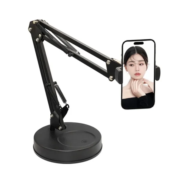 Weighted base desktop phone stand food shooting live streaming stand cantilever overhead shooting stand 6