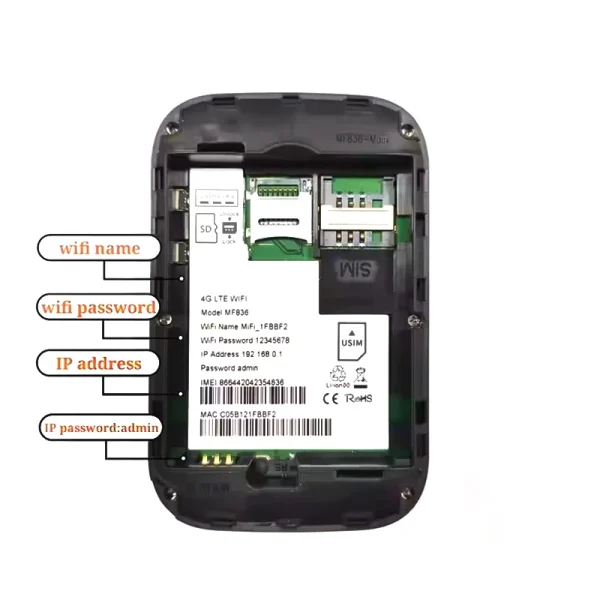 Karbor MIFI MF836Z 4g Lte Router Advanced Mobile Wifi Hotspot 300mbps Pocket WiFi Wireless Mi-fi Mini Wifi Router 3