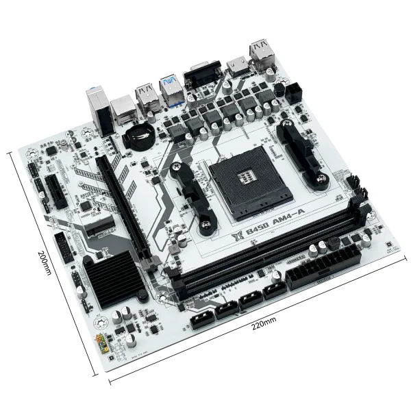 MACHINIST B450 Motherboard AMD Processor Dual-channel DDR4 Memory AM4 Mainboard M.2 NVME (Supports Ryzen 5500 5600 5600G CPU) 4