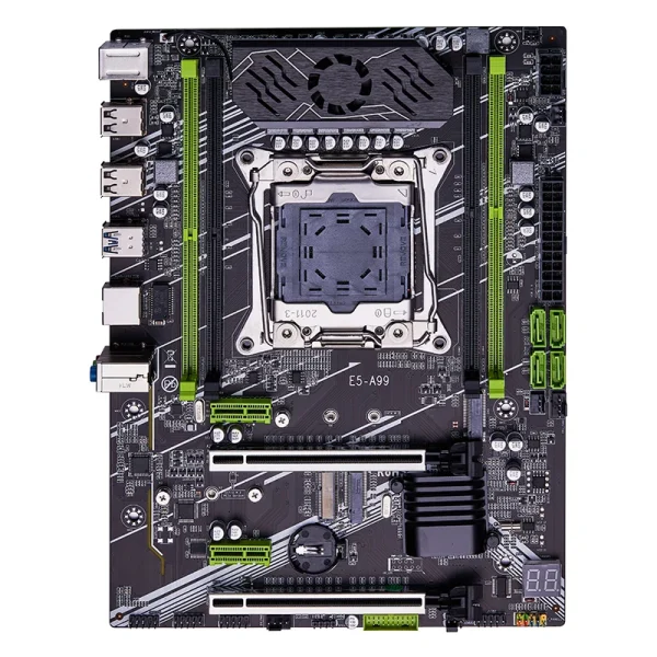 QIYIDA X99 motherboard set kit LGA2011-3 xeon E5 2680 V4 2*16GB=32GB 3200MHz 4 channels DDR4 SATA 3.0 nvme M.2 SATA M.2ATX 3