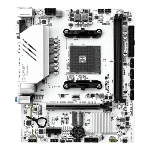 JGINYUE B450M PRO Motherboard AMD Processor Dual-channel DDR4 Memory AM4 Mainboard M.2 NVME (Supports Ryzen 5500 5600 5600G CPU) 1