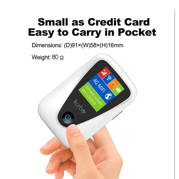 Karbor MIFI MF836Z 4g Lte Router Advanced Mobile Wifi Hotspot 300mbps Pocket WiFi Wireless Mi-fi Mini Wifi Router 2