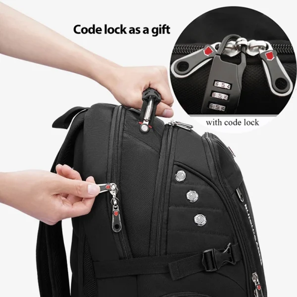 2025 Waterproof 17/20 Inch Laptop Backpack Men Airplane Travel Backpack Women Oxford Rucksack Male School Bag modern Mochila 3