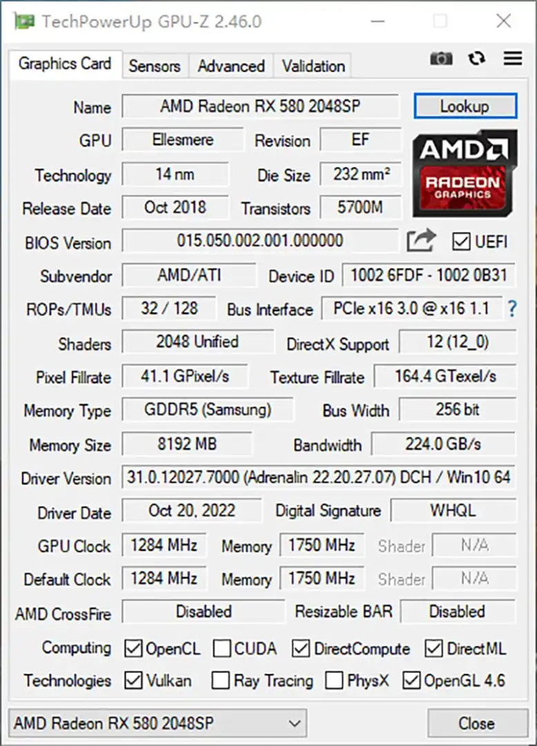 MLLSE AMD RX 580 8GB 2048SP Gaming Graphics Card GDDR5 256Bit PCI-E 3.0 ×16 8Pin Radeon GPU Rx 580 Video Card Placa De Video 6