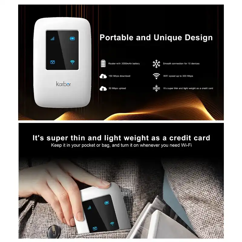 Portable mini wifi 4g Mini Wifi 150Mbps Mifis Router 3000MAH Battery Router Repeater Pocket Mifi 4g Hotspot Cordless Router 5