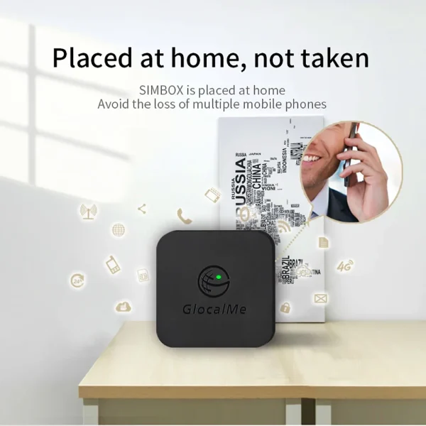 Glocalme simbox Voip Call voice router Multi 4G SIM worldwide for iOS & Android Make Call &SMS 5